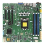 Сервер Supermicro CSE-813MFTQC-505CB SMR0145 (1U Rack, Xeon E-2224, 3400 МГц, 4, 8, 1 x 8 ГБ, LFF 3.5", 4)