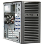 Сервер Supermicro CSE-731i-300B/X11SCL-F SMT0044 (Tower, Xeon E-2224, 3400 МГц, 4, 8, 1 x 8 ГБ, LFF 3.5", 4)