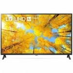 Телевизор LG 43UQ75006LF.ARUB (43 ", Smart TVЧерный)