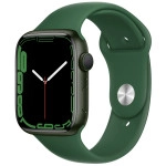 Apple Watch Series 7 GPS, 45mm Green Aluminium Case with Clover Sport Band MKN73GK/A