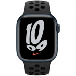 Apple Watch Nike Series 7 GPS, 41mm Midnight Aluminium Case with Anthracite/Black Nike Sport Band MKN43GK/A