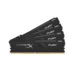ОЗУ Kingston HyperX Fury 32GB 3200MHz DDR4 CL15 DIMM (Kit of 4) HX432C16FB3K4/32 (DIMM, DDR4, 32 Гб (4 х 8 Гб), 3200 МГц)