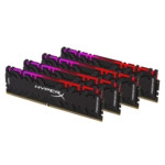 ОЗУ Kingston HyperX Predator DDR4 RGB 64GB Kit HX430C15PB3AK4/64 (DIMM, DDR4, 64 Гб (4 х 16 Гб), 3000 МГц)