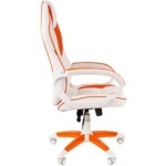 Компьютерный стул Chairman game 16 White/Orange 00-07030051