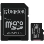 Флеш (Flash) карты Kingston 32GB micro SDHC Canvas Select Plus SDCS2/32GB-2P1A (32 ГБ)