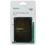 Внутренний жесткий диск Apacer AS340X AP240GAS340XC-1 (SSD (твердотельные), 240 ГБ, 2.5 дюйма, SATA)