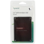 Внутренний жесткий диск Apacer AS350X AP1TBAS350XR-1 (SSD (твердотельные), 1 ТБ, 2.5 дюйма, SATA)