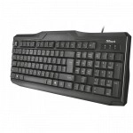 Клавиатура Trust Keyboard Classicline Black 21200 (Проводная, USB)