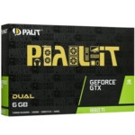 Видеокарта Palit NVIDIA GeForce GTX 1660TI DUAL NE6166T018J9-1160C (6 ГБ)