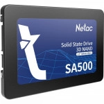 Внутренний жесткий диск Netac SA500 NT01SA500-120G-S3X (SSD (твердотельные), 120 ГБ, 2.5 дюйма, SATA)