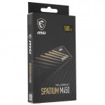 Внутренний жесткий диск MSI SPATIUM M450 [S78-440K090-P83] (SSD (твердотельные), 500 ГБ, M.2, NVMe)