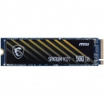 Внутренний жесткий диск MSI SPATIUM M371 (S78-440K160-P83) (SSD (твердотельные), 500 ГБ, M.2, NVMe)