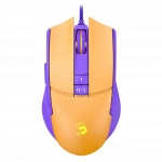 Мышь A4Tech L65 Max желтый фиолетовый L65 MAX/ROYAL VIOLET (Игровая, Проводная)