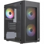 Корпус Aerocool HEXFORM-G-BK-v2 4711099471799 (Mini-Tower)