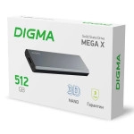 Внешний жесткий диск Digma MEGA X DGSM8512G1MGG (512 Гб)