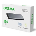 Внешний жесткий диск Digma MEGA X DGSM8256G1MGG (256 ГБ)