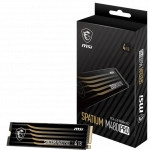 Внутренний жесткий диск MSI SPATIUM M480 PRO PCIe 4.0 NVMe M.2 4TB (SSD (твердотельные), 4 ТБ, M.2, NVMe)