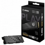 Внутренний жесткий диск MSI SPATIUM M480 PRO PCIe 4.0 NVMe M.2 2TB PLAY (SSD (твердотельные), 2 ТБ, M.2, NVMe)