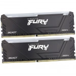 ОЗУ Kingston Fury Beast RGB KF436C17BB2AK2/16 (DIMM, DDR4, 16 Гб, 3600 МГц)