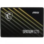 Внутренний жесткий диск MSI SPATIUM S270 S270 SATA 2.5" 240GB (SSD (твердотельные), 240 ГБ, 2.5 дюйма, SATA)