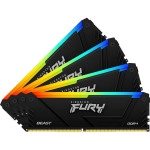 ОЗУ Kingston FURY Beast RGB KF432C16BB2AK4/128 (DIMM, DDR4, 128 Гб (4 х 32 Гб), 3200 МГц)
