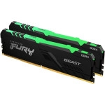 ОЗУ Kingston Fury Beast RGB KF432C16BB2AK2/64 (DIMM, DDR4, 64 Гб (2 х 32 Гб), 3200 МГц)