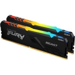 ОЗУ Kingston Fury Beast RGB KF432C16BB2AK2/64 (DIMM, DDR4, 64 Гб (2 х 32 Гб), 3200 МГц)
