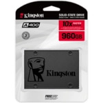 Внутренний жесткий диск Kingston A400 SA400S37/960G (SSD (твердотельные), 960 ГБ, 2.5 дюйма, SATA)