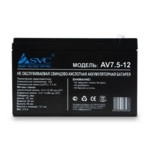 Сменные аккумуляторы АКБ для ИБП SVC AV7.5-12 NP 7.5-12 (12 В)