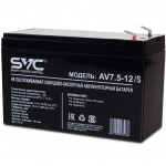 Сменные аккумуляторы АКБ для ИБП SVC AV7.5-12/S (12 В)