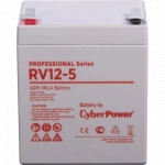 Сменные аккумуляторы АКБ для ИБП CyberPower RV12-5 (12 В)