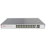 Коммутатор ONV POE31024PFM (100 Base-TX (100 мбит/с), 2 SFP порта)