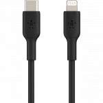 Кабель интерфейсный Belkin PVC black (1m) CAA003BT1MBK (USB Type C - Lightning (8pin))