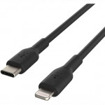 Кабель интерфейсный Belkin PVC black (1m) CAA003BT1MBK (USB Type C - Lightning (8pin))