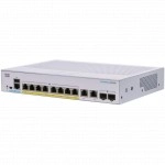 Коммутатор Cisco CBS250-8P-E-2G-EU (1000 Base-TX (1000 мбит/с), 2 SFP порта)