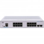 Коммутатор Cisco CBS250 Smart CBS250-16T-2G-EU (1000 Base-TX (1000 мбит/с), 2 SFP порта)