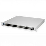 Коммутатор Ubiquiti UniFi Switch Pro USW-PRO-48-POE (1000 Base-TX (1000 мбит/с), 4 SFP порта)