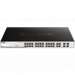 Коммутатор D-link DGS-1210-28MP/F3A (1000 Base-T (1000 мбит/с), 4 SFP порта)
