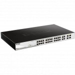 Коммутатор D-link DGS-1210-28MP/F3A (1000 Base-T (1000 мбит/с), 4 SFP порта)