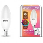 Gauss Smart Home E14 RGB 5Вт 470lm Wi-Fi [1190112]