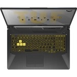 Ноутбук Asus TUF Gaming A17 FX706II-AU045R 90NR03P1-M04490 (17.3 ", FHD 1920x1080 (16:9), AMD, Ryzen 5, 8 Гб, HDD и SSD, 256 ГБ, nVidia GeForce GTX 1650 Ti)