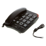 Аналоговый телефон TeXet TX-201 черный TX-201-B