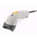 Сканер штрихкода Zebra LS1203 White LS1203-1AZU0100SR (USB, Белый, С подставкой, Ручной проводной, 1D)