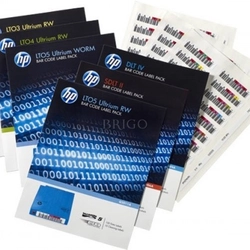 Опция для системы хранения данных СХД HP LTO-7 Ultrium RW Bar Code Pack Q2014A (Наклейка)