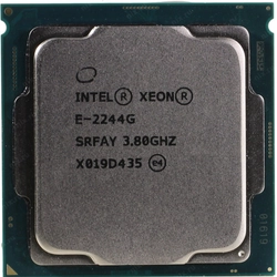 Серверный процессор Intel Xeon E-2244G SRFAY (Intel, 4, 3.8 ГГц, 8)