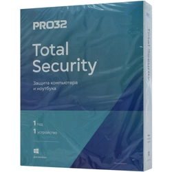Антивирус Pro32 Total Security подписка на 1 год на 1 ПК box PRO32-PTS-NS(BOX)-1-1 KZ (Первичная лицензия)