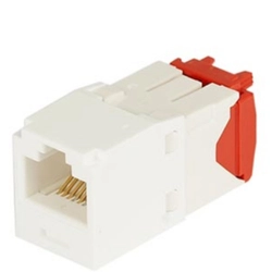 Коннектор Panduit Mini-Com Module, Cat 5e, UTP, 8 pos 8 wi CJ5E88TGAW