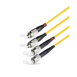 Оптический патч-корд АЗОП 2FC/UPC-2ST/UPC SM 9/125 Duplex 3.0мм 3 м