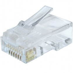 Коннектор Cablexpert Cat.5e for UTP (в пакете 100 штук) LC-8P8C-001