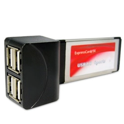 Аксессуар для ПК и Ноутбука Express Card USB HUB 4 Порта USB-HUB-4